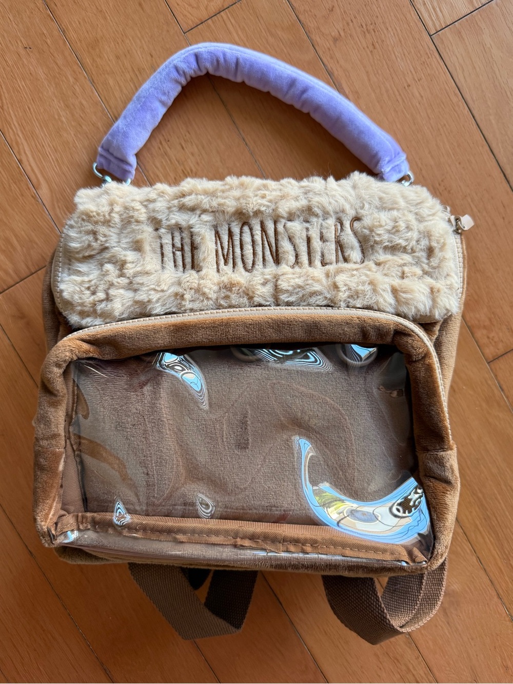 Pop Mart Labubu The Monsters Fuzzy Backpack Membership Exclusive Limited Rare